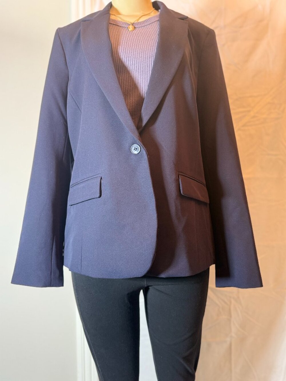 Liz Claiborne Navy Blazer Women's 12 New With Tags!